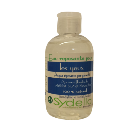 Eau apaisante pour les yeux mélilot-bleuet bio*