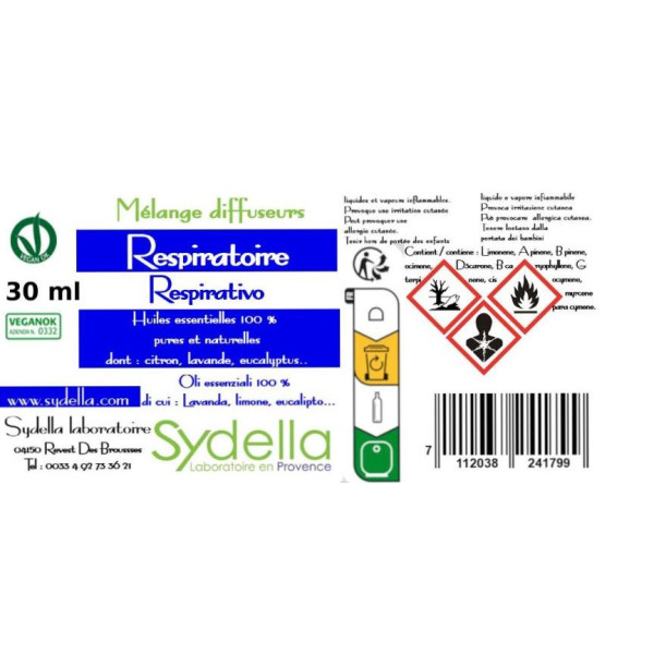 Mixture of essential oils