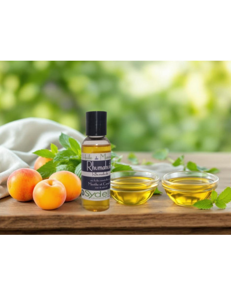 Huile de massage Rhumahuile pour le dos et les articulations